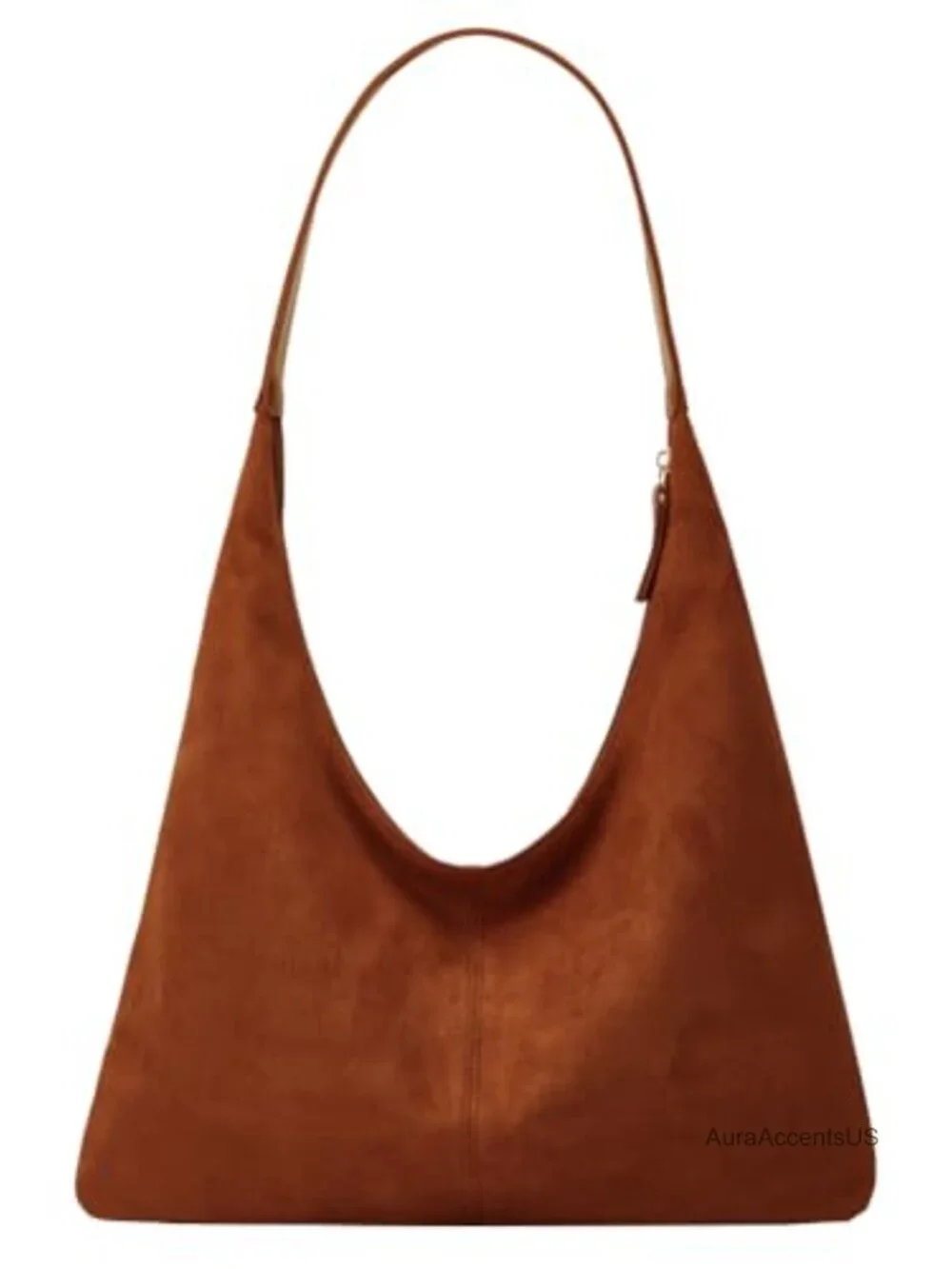 Faux Suede Tote Hobo Shoulder Purse Handbag Women